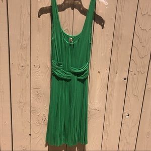 Anthropologie green dress